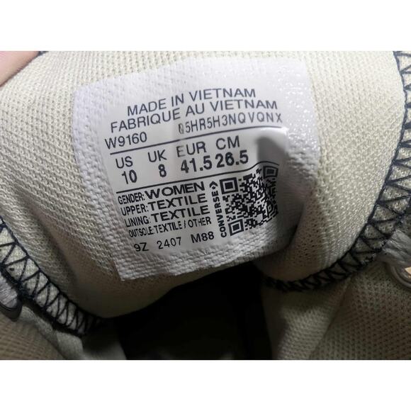 Converse Chuck Taylor 70 Hi Canvas Black Sneakers Shoes Women's 10 - Picture 10 of 10